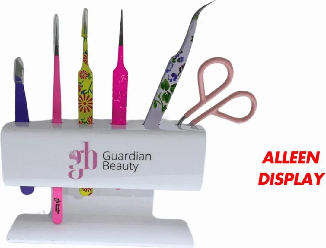 Guardian Beauty Pincetdisplayhouder 6 Slots - Wit
