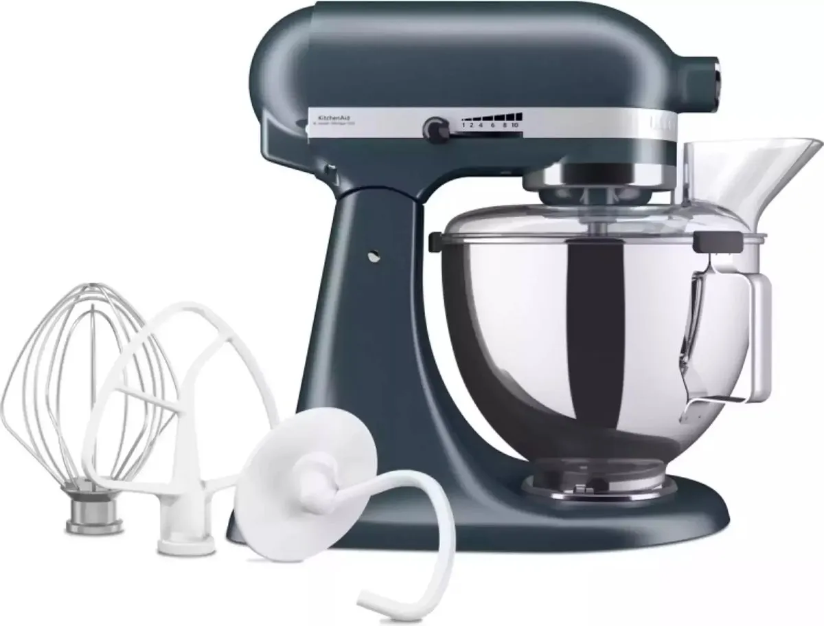 KitchenAid 5KSM95PSEBS Keukenrobot - Blauw - 10 Snelheden - afbeelding 6 van 6