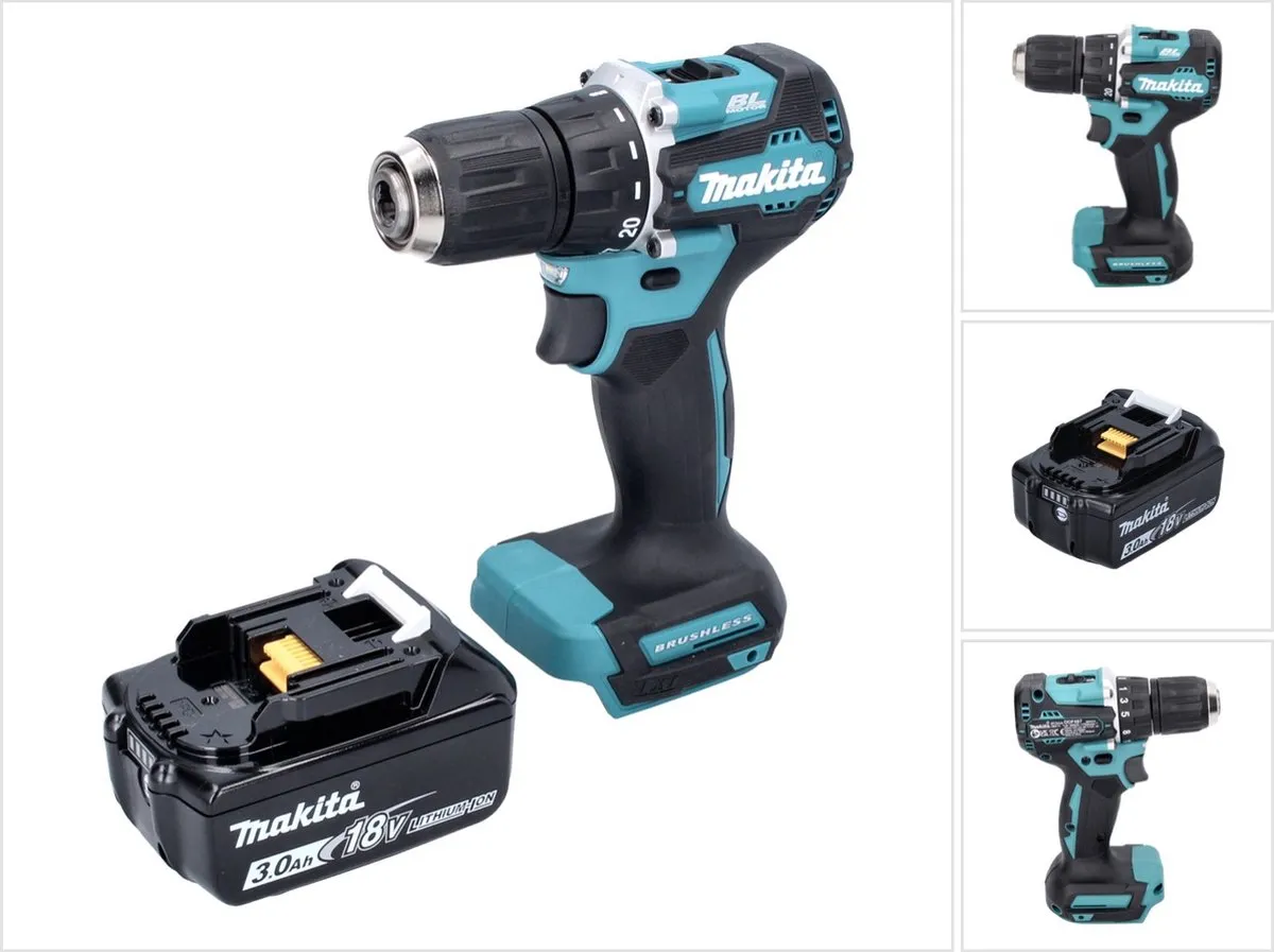 Makita DDF487F1 Accuboormachine 18V 40Nm Borstelloos