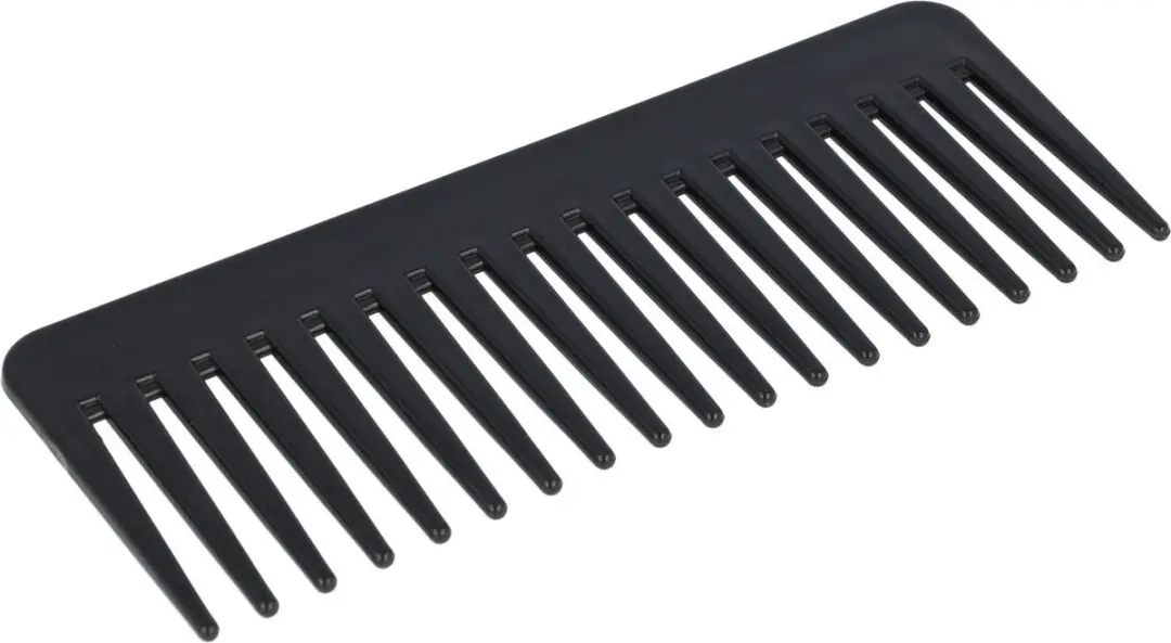 Haarsoires Haarkam Brede 15cm Grove Tanden - Zwart