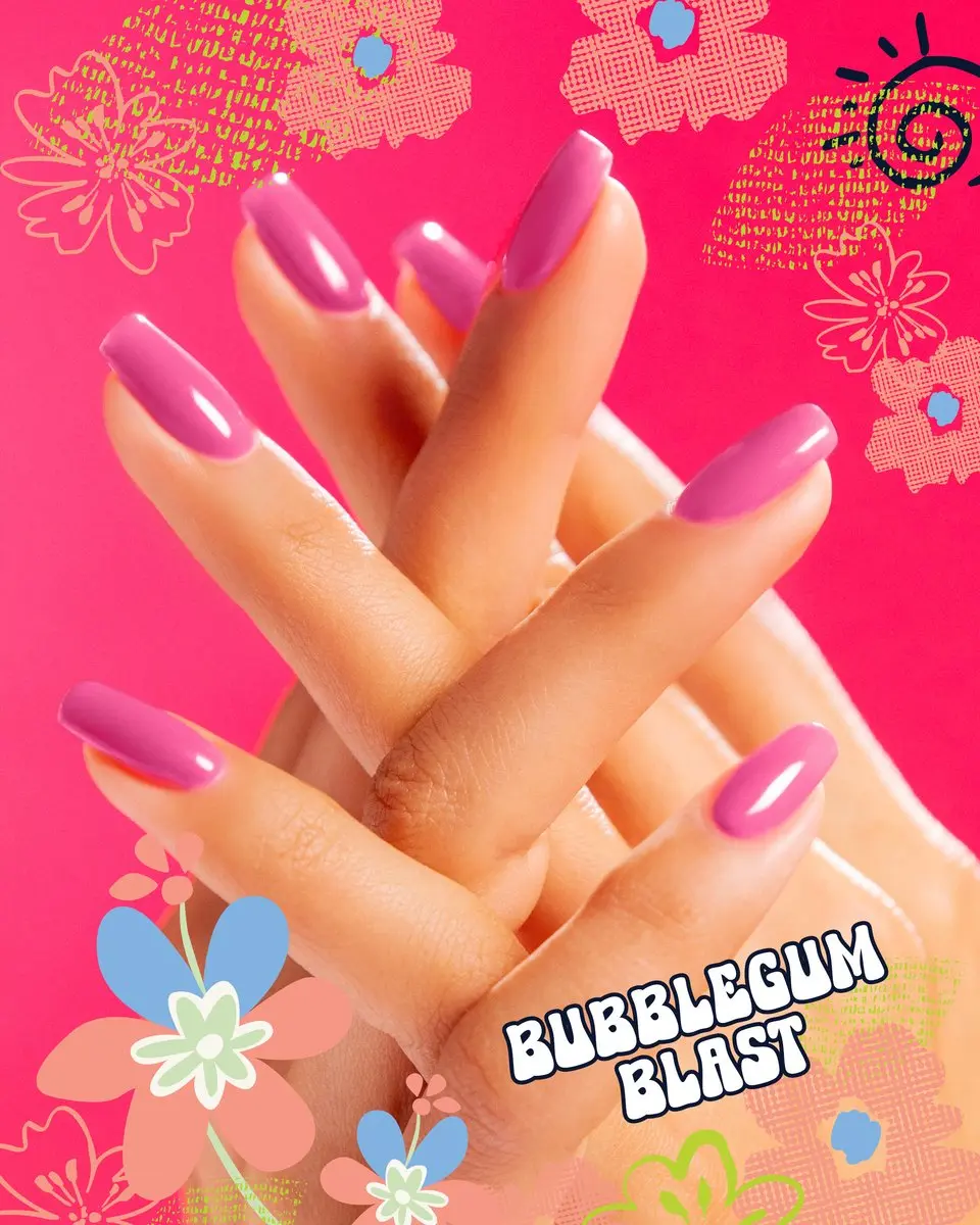 Artistic Nail Design Colour Revolution BUBBLEGUM BLAST Nagellak - 15ml - Roze