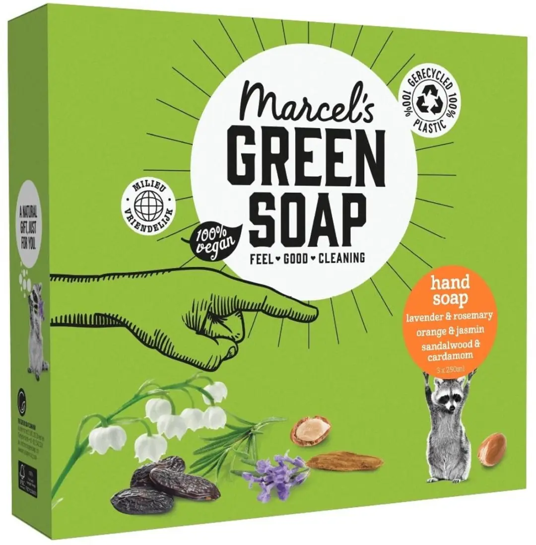 Marcel's Green Soap Geschenkset Handzeep - 3x250ml