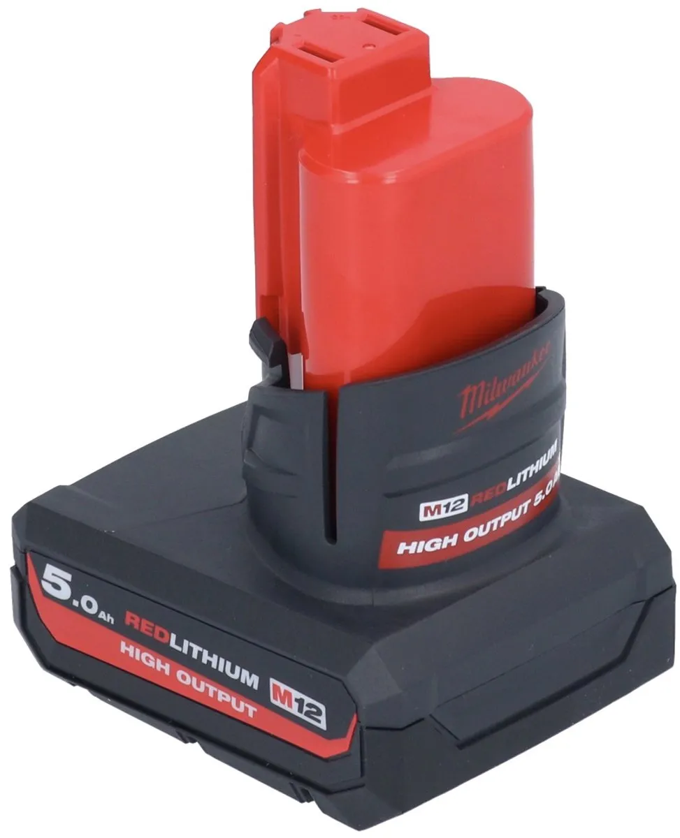 Milwaukee M12 HB5 High Output Accu - 4x 5000mAh - afbeelding 2 van 5