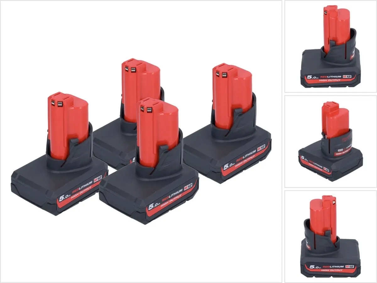 Milwaukee M12 HB5 High Output Accu