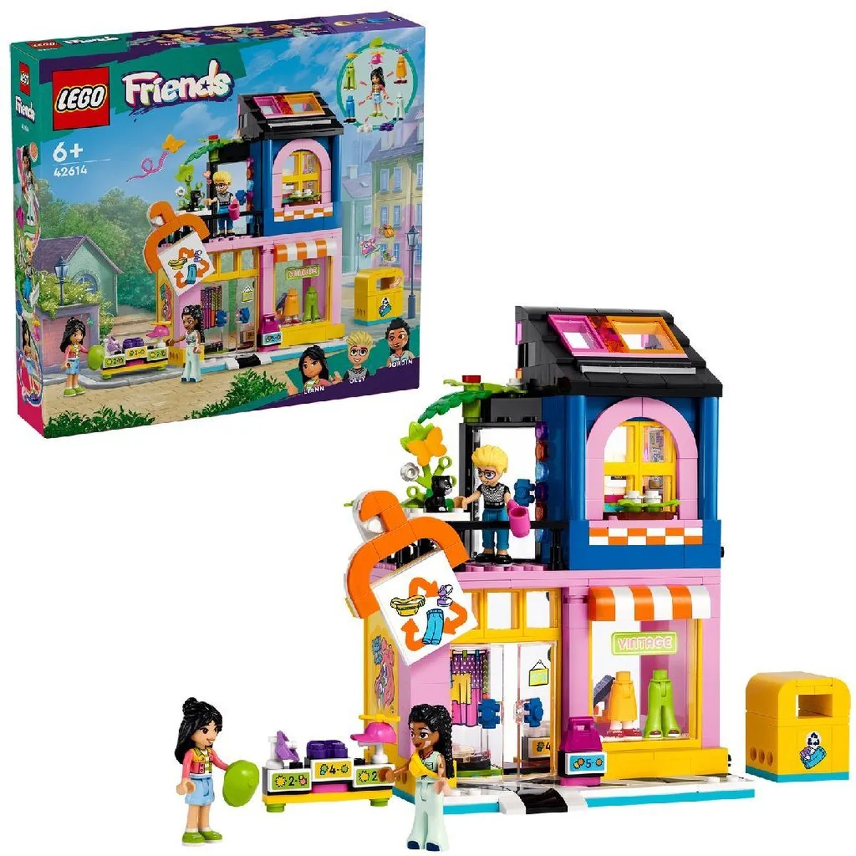 LEGO Friends Vintage Kledingwinkel 42614 - 409 Stukken - afbeelding 6 van 6