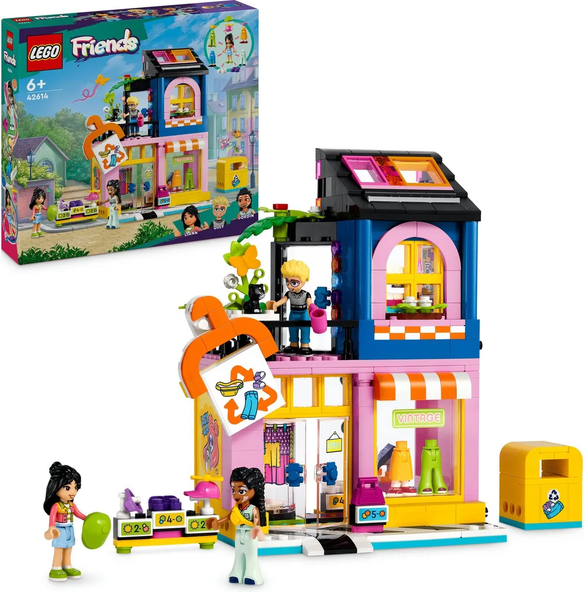 LEGO Friends Vintage Kledingwinkel 42614 - 409 Stukken