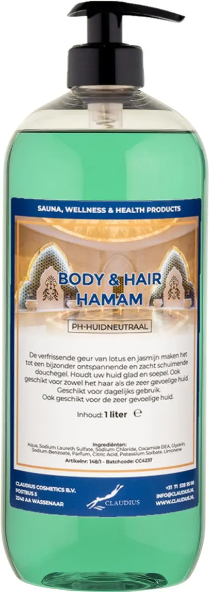 Splashbox Cosmetics Body & Hair Hamam 1L