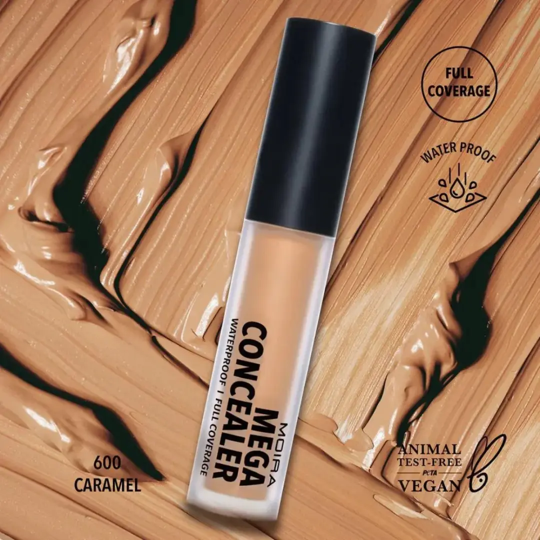 Moira Mega Waterproof Concealer 600 Caramel - 5ml