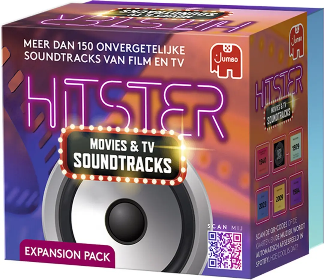 Hitster Movies & TV Soundtracks Uitbreidingsset - 150 Kaarten