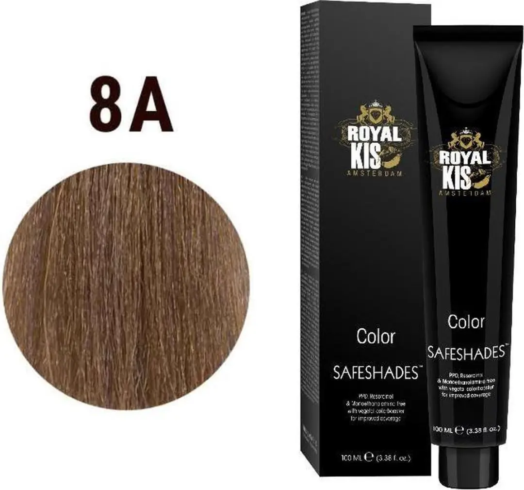 KIS Royal Safe Shade 150ml - 8A - Permanent Full Coverage