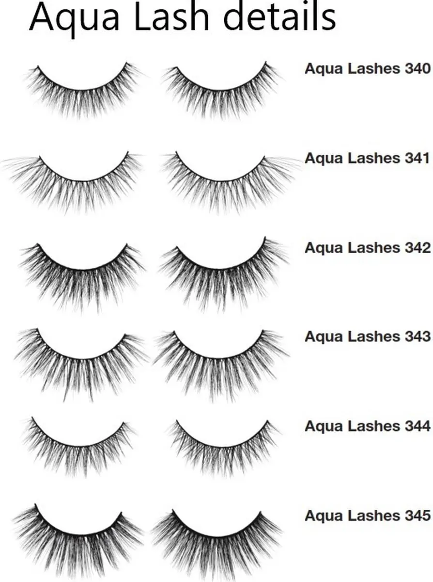 Ardell Aqua Lashes 63401 Valse Wimpers - Noir