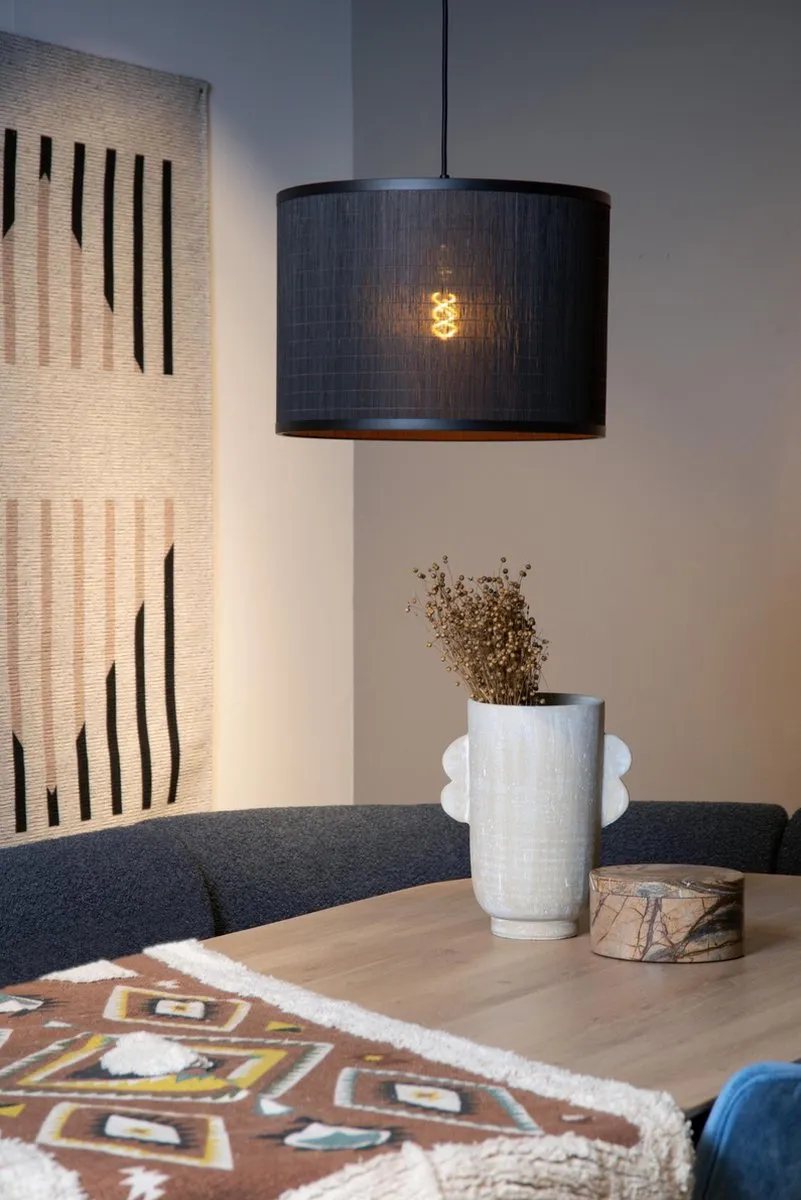 Lucide Tagalog Hanglamp Ø40cm - 1xE27 - Zwart