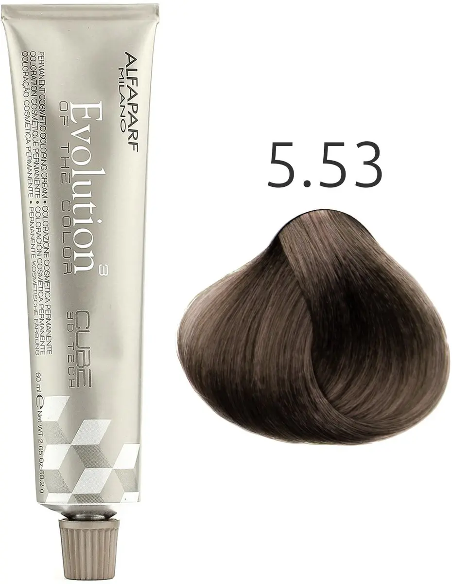ALFAPARF Evolution of the Color 5.53 Kleurspoeling 60ml - Licht Bruin/Goud