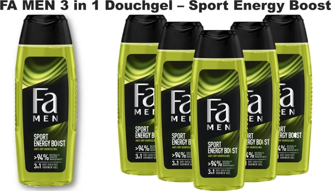 Fa Sport Energy Boost Men 3-in-1 Douchegel