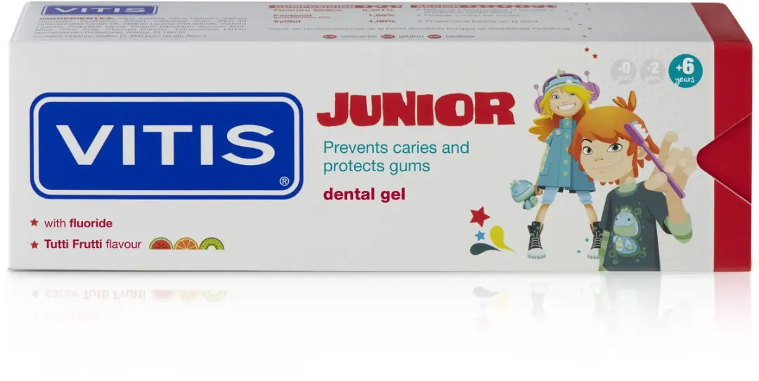 Vitis Tandpasta Junior 75ml - 3 Stuks