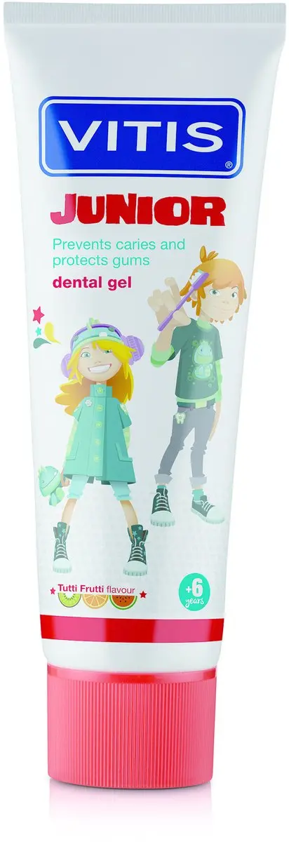 Vitis Tandpasta Junior 75ml - 3 Stuks