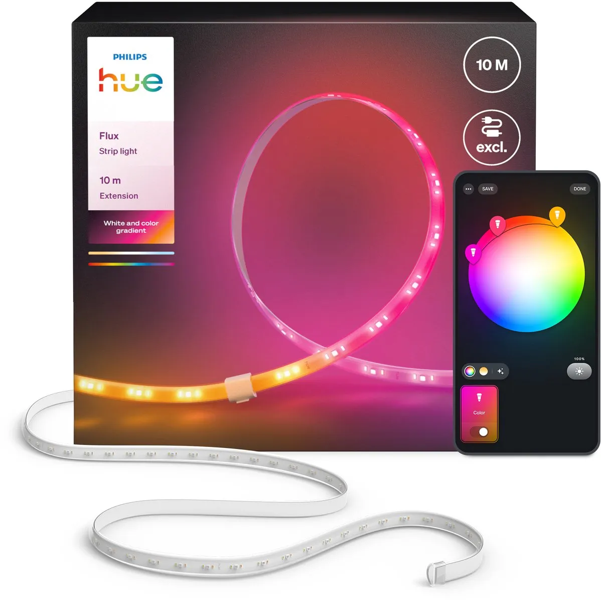 Philips Hue Flux LED Strip Verlenging 10m