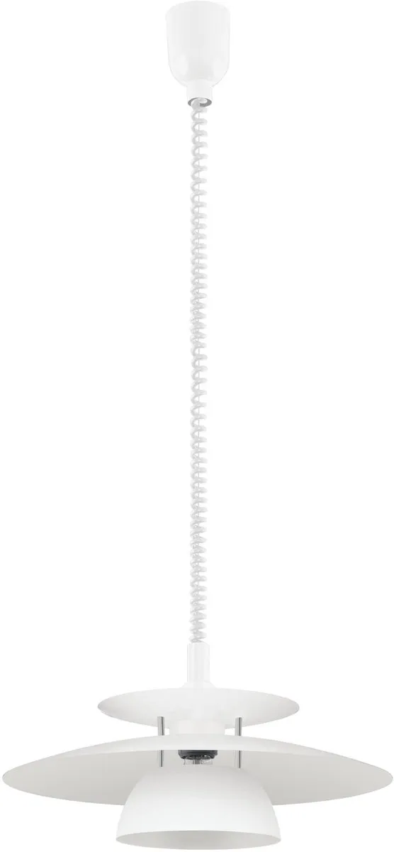 Eglo Brenda Hanglamp - Ø430mm - Wit/Chroom