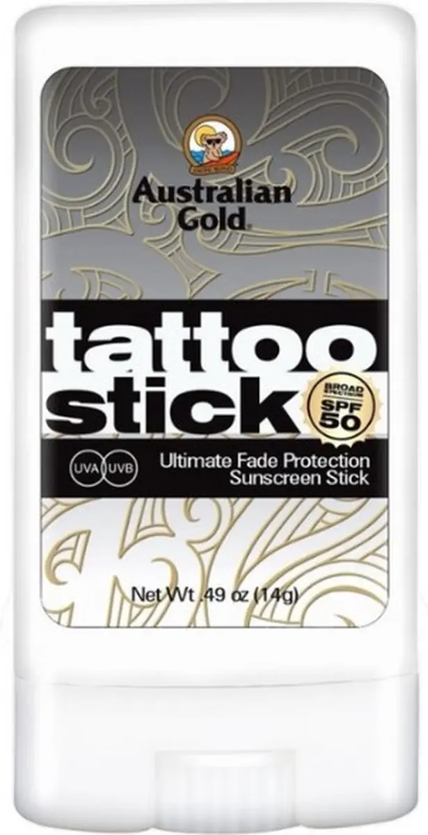 Australian Gold Tattoo Stick SPF50 Zonnebrandcrème 14g