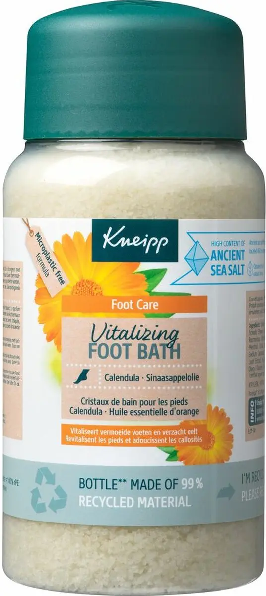 Kneipp Voetbadkristallen Vitalizing Calendula 600g - 6 Stuks