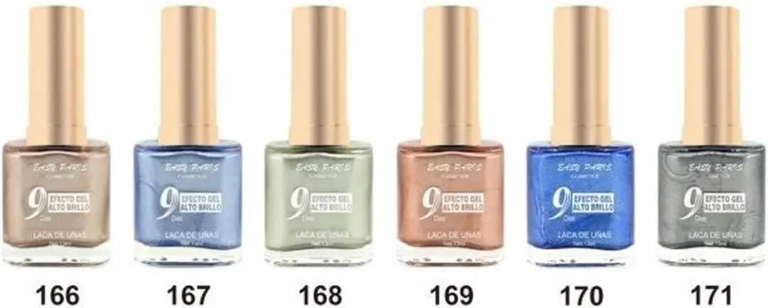 Easy Paris Cosmetics Metallic Nagellak Set