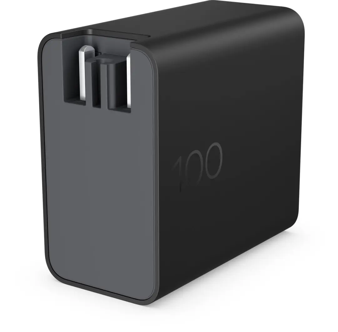 HP 100W GaN CS9V8AA#ABB USB-C Oplader - Zwart - afbeelding 6 van 6