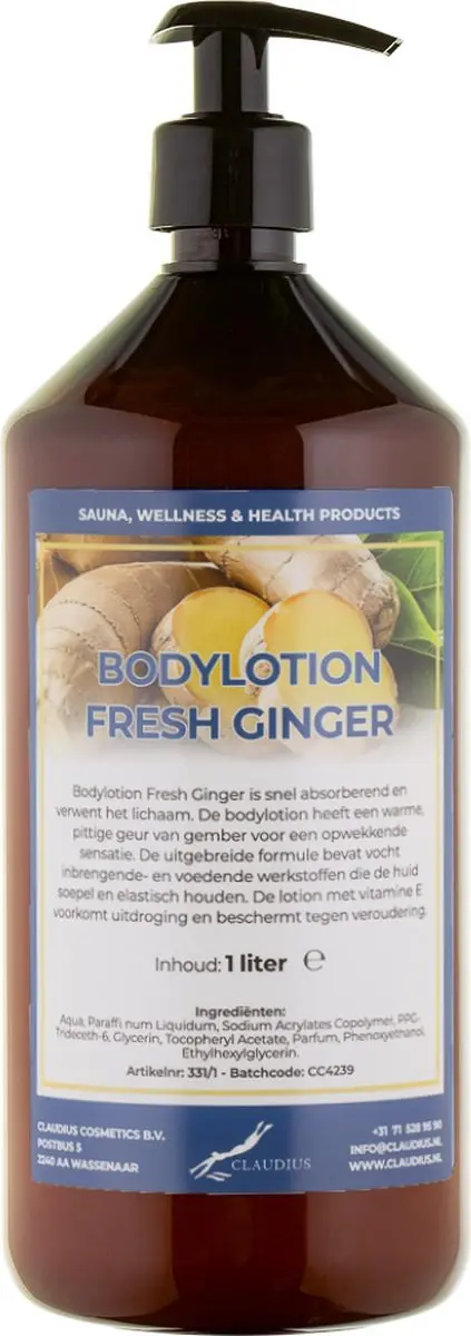 Splashbox Cosmetics Bodylotion Fresh Ginger 1L