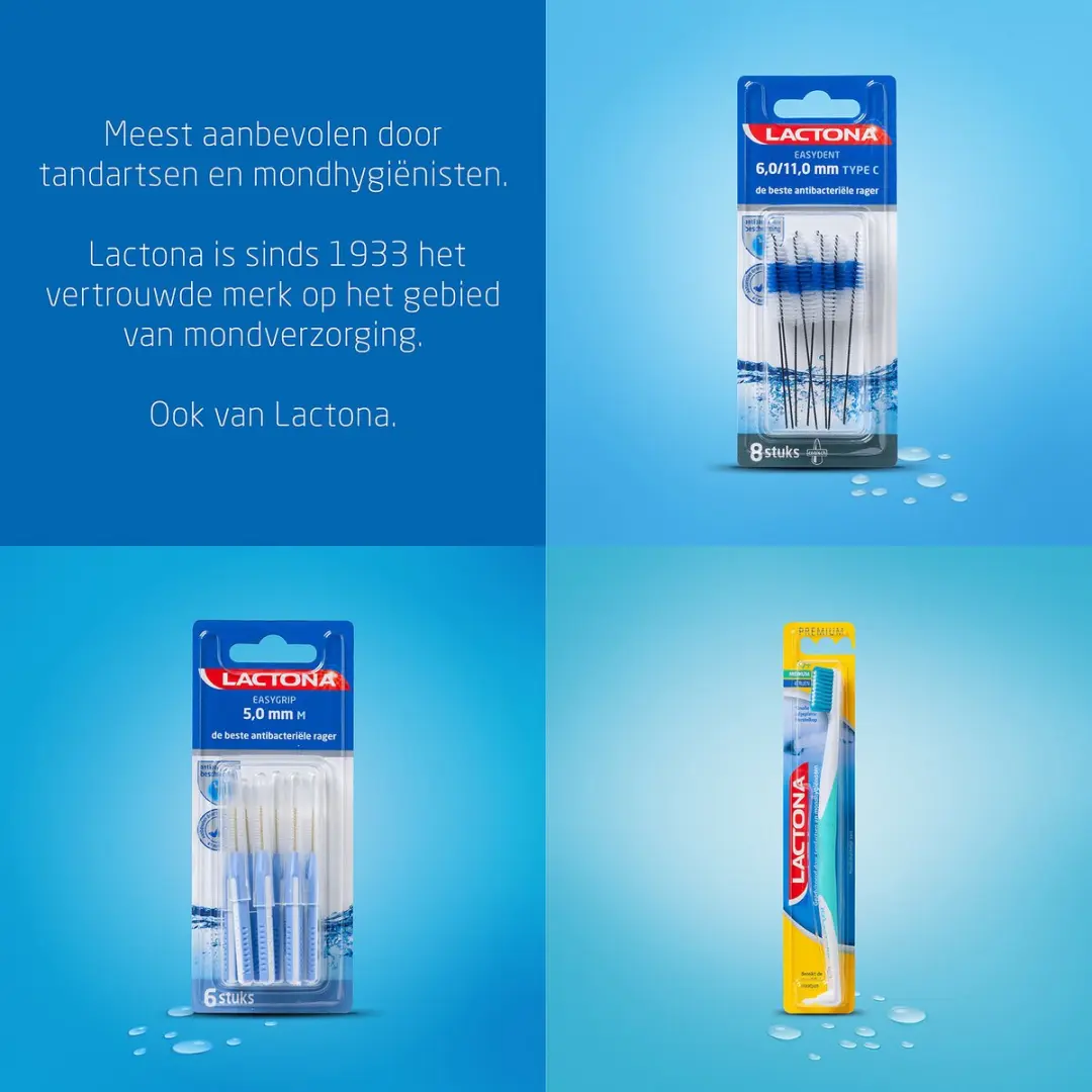 Lactona Ragers Easyclean 8mm - Tandenragers - 8 Stuks - afbeelding 6 van 6