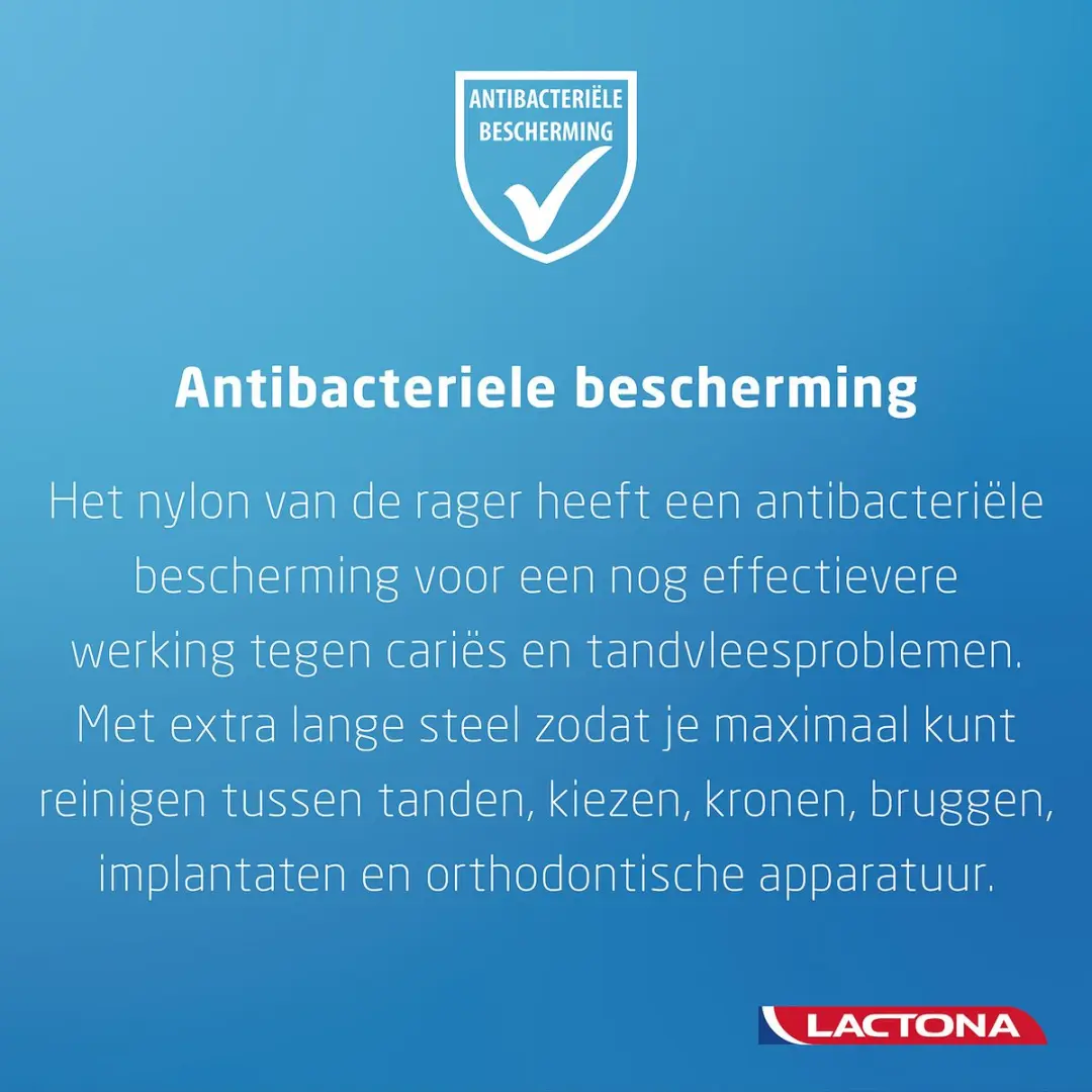 Lactona Ragers Easyclean 8mm - Tandenragers - 8 Stuks