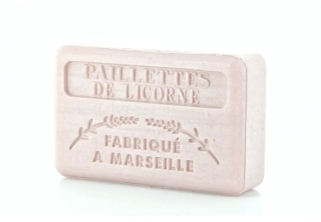 Savon de Marseille Vegan Unicorn Glitter Zeep 125g - 4 Stuks