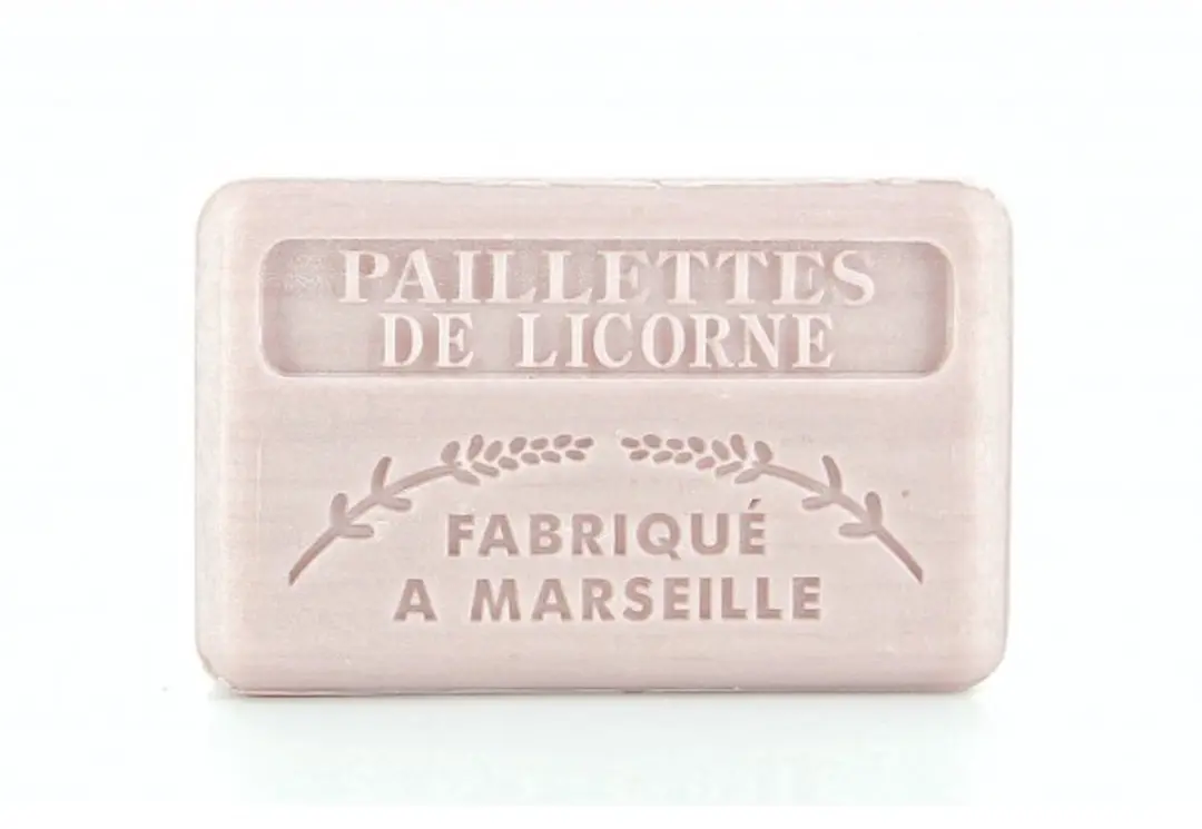Savon de Marseille Vegan Unicorn Glitter Zeep 125g - 4 Stuks