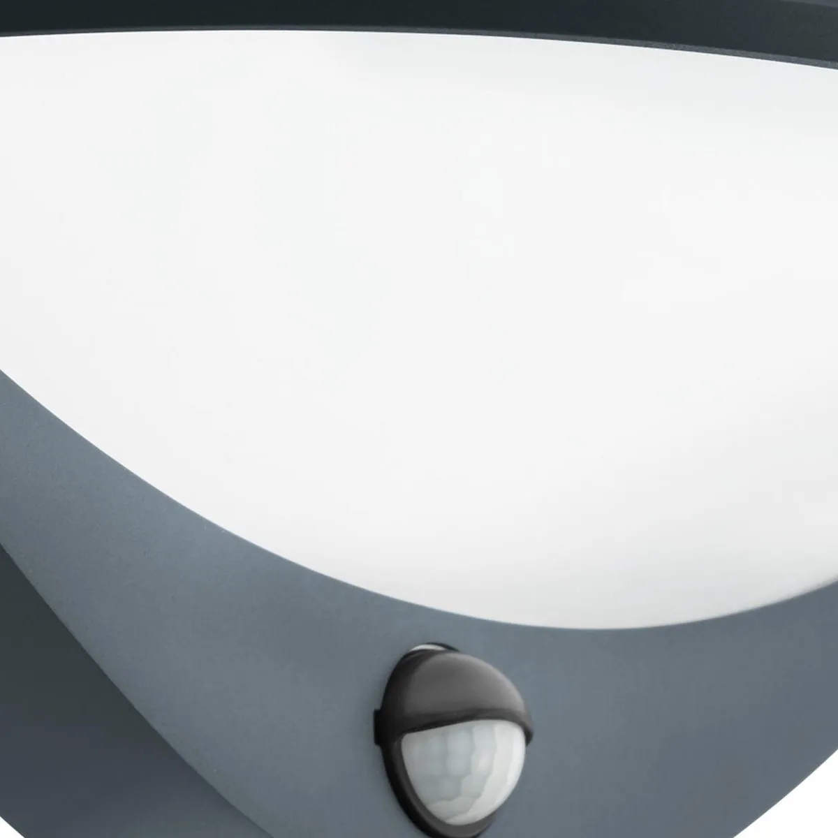 Eglo Belcreda Wandlamp Buiten LED 33cm Antraciet/Wit - Sensor
