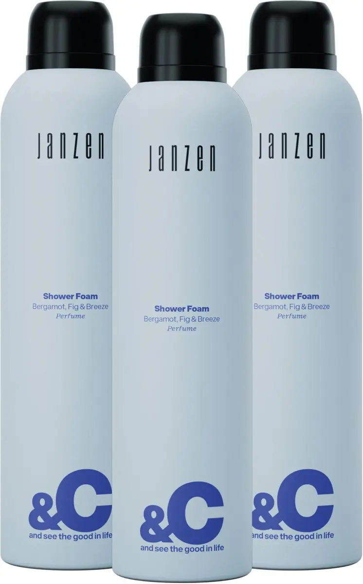 Janzen Shower Foam Bergamot, Fig & Breeze 200ml