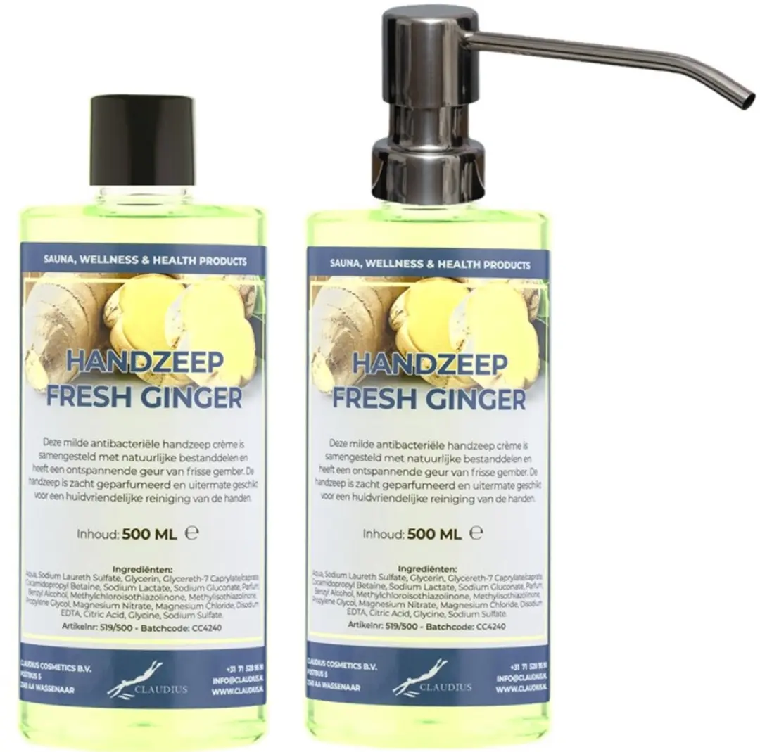 Splashbox Cosmetics Handzeep Fresh Ginger 500ml