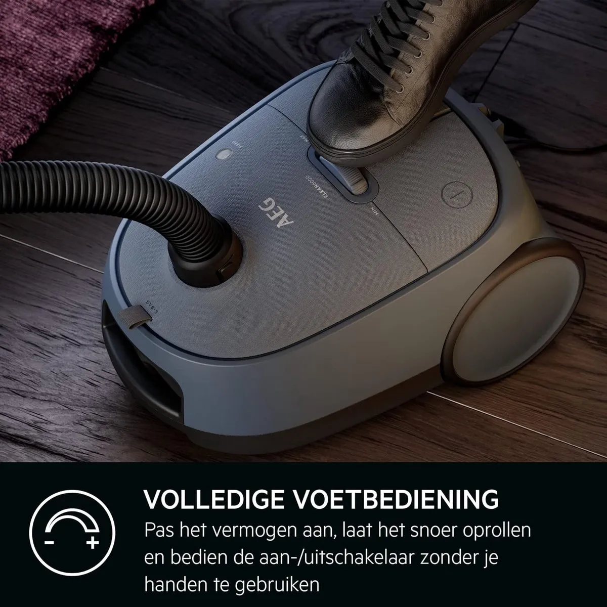 AEG AB61C2DB Cilinderstofzuiger 850W - 3,5L - Blauw