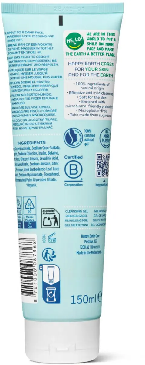 Happy Earth Zuiverende Reinigingsgel 150ml