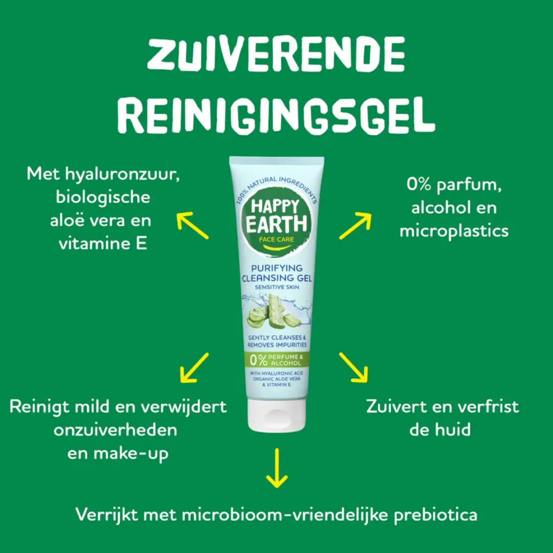 Happy Earth Zuiverende Reinigingsgel 150ml