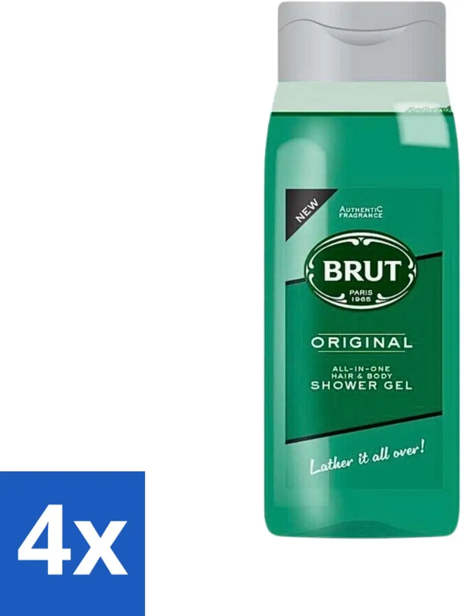 Brut Original All-in-One Douchegel 2000ml (4x500ml)