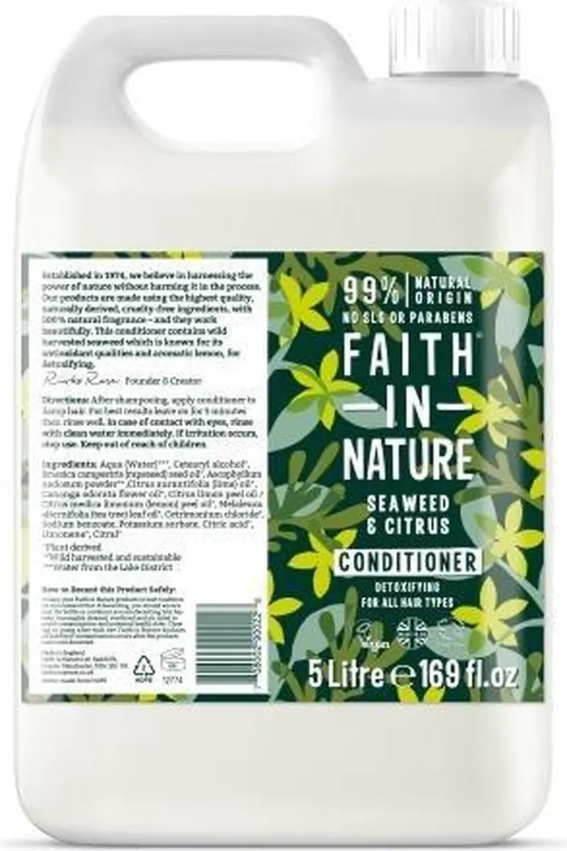 Faith In Nature Zeewier & Citrus Conditioner 5L