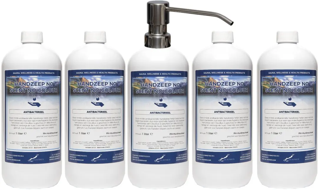Splashbox Cosmetics Handzeep No Scent No Colour 5x1L