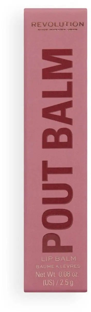 Makeup Revolution Pout Balm Rose Shine - 2.5g