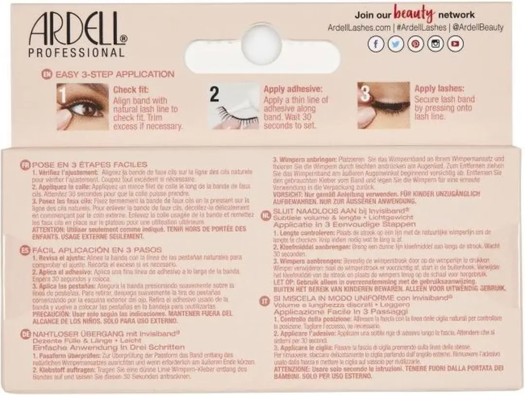 Ardell Naked Lash 425 Valse Wimpers - Zwart
