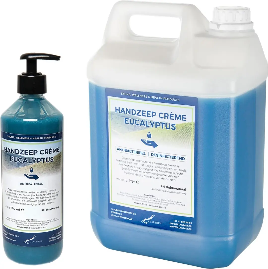 Splashbox Cosmetics Handzeep Crème Eucalyptus 500ml