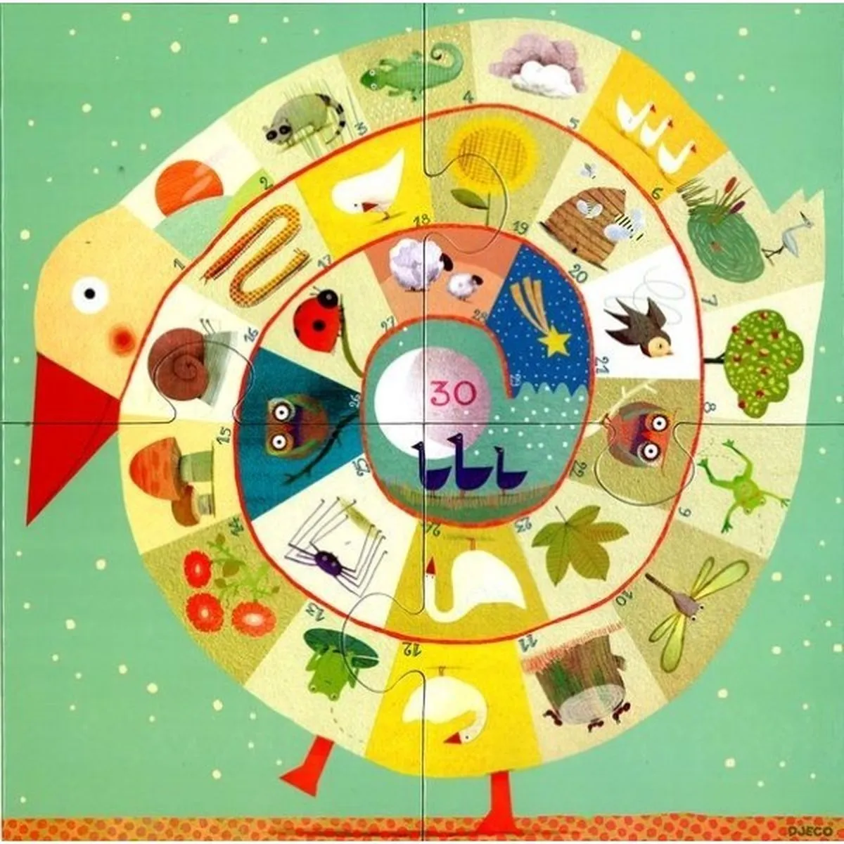 Djeco Ludo & Co Junior - Bordspellen voor kinderen van 3 tot 6 jaar