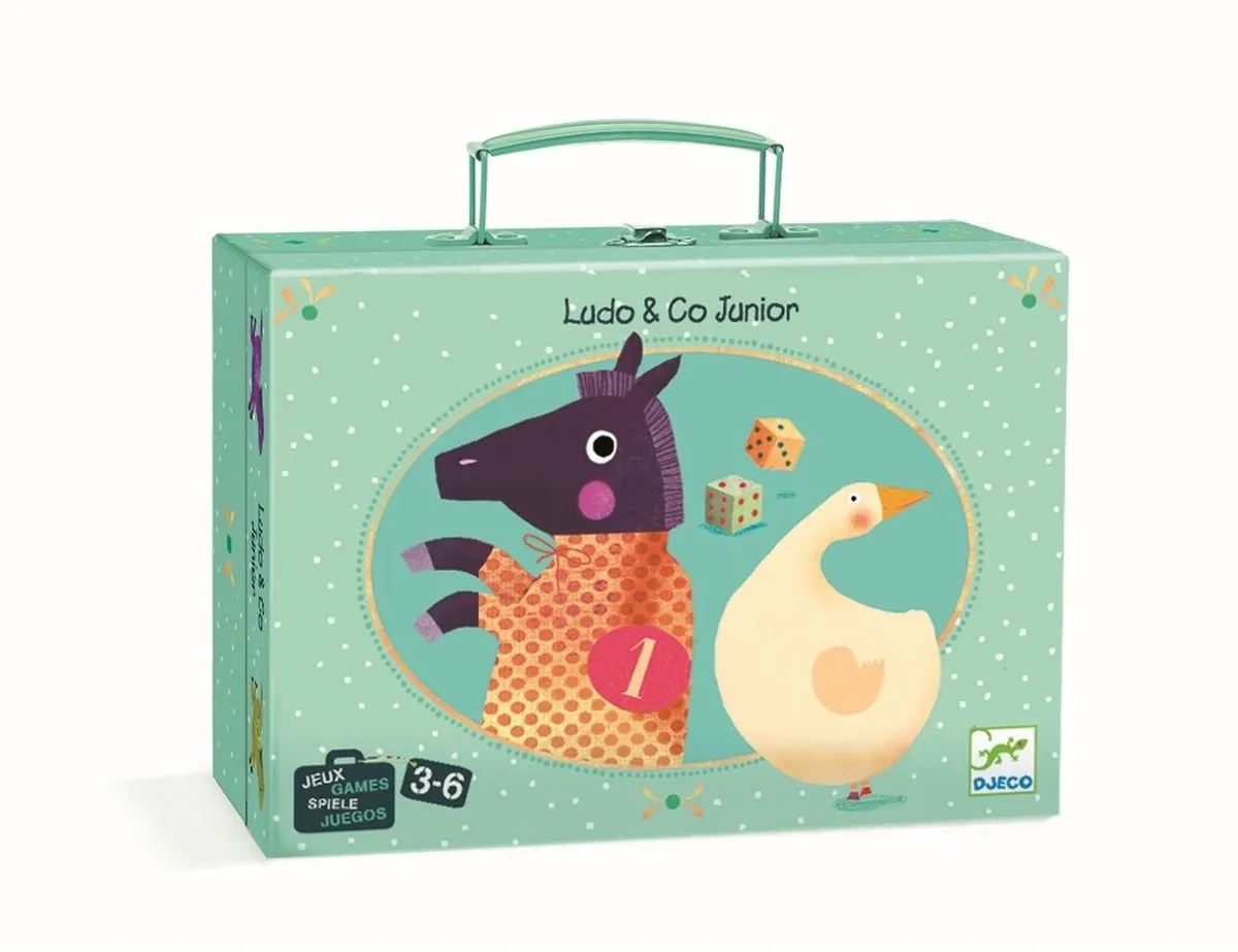 Djeco Ludo & Co Junior - Bordspellen voor kinderen van 3 tot 6 jaar