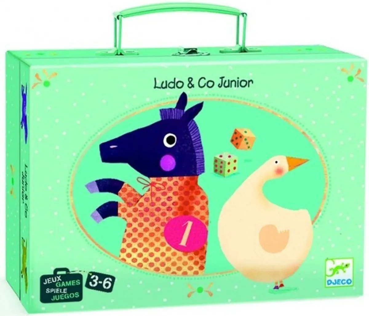 Djeco Ludo & Co Junior - Bordspellen voor kinderen van 3 tot 6 jaar