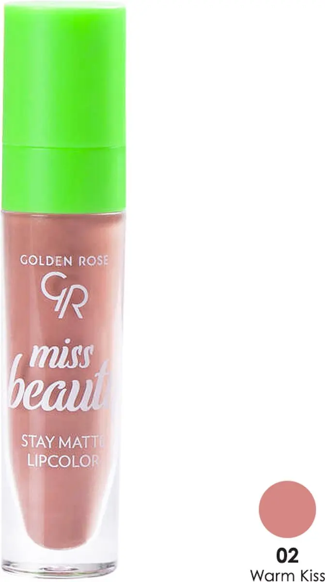 Golden Rose Miss Beauty Stay Matte Lipcolor 02 Warm Kiss