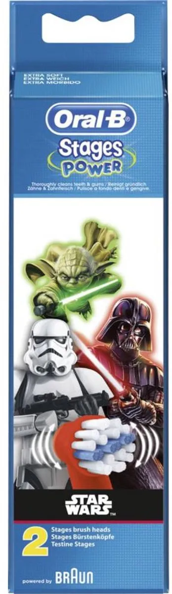 Oral-B Kids Star Wars Opzetborstels Wit - 4 Stuks - afbeelding 6 van 6