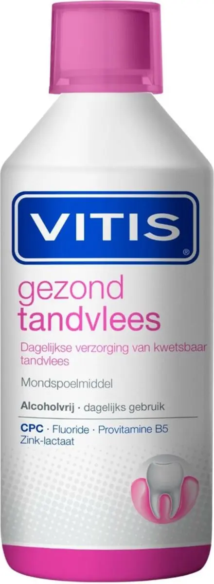 Vitis Mondwater Gezond Tandvlees 500ml - 6 Stuks