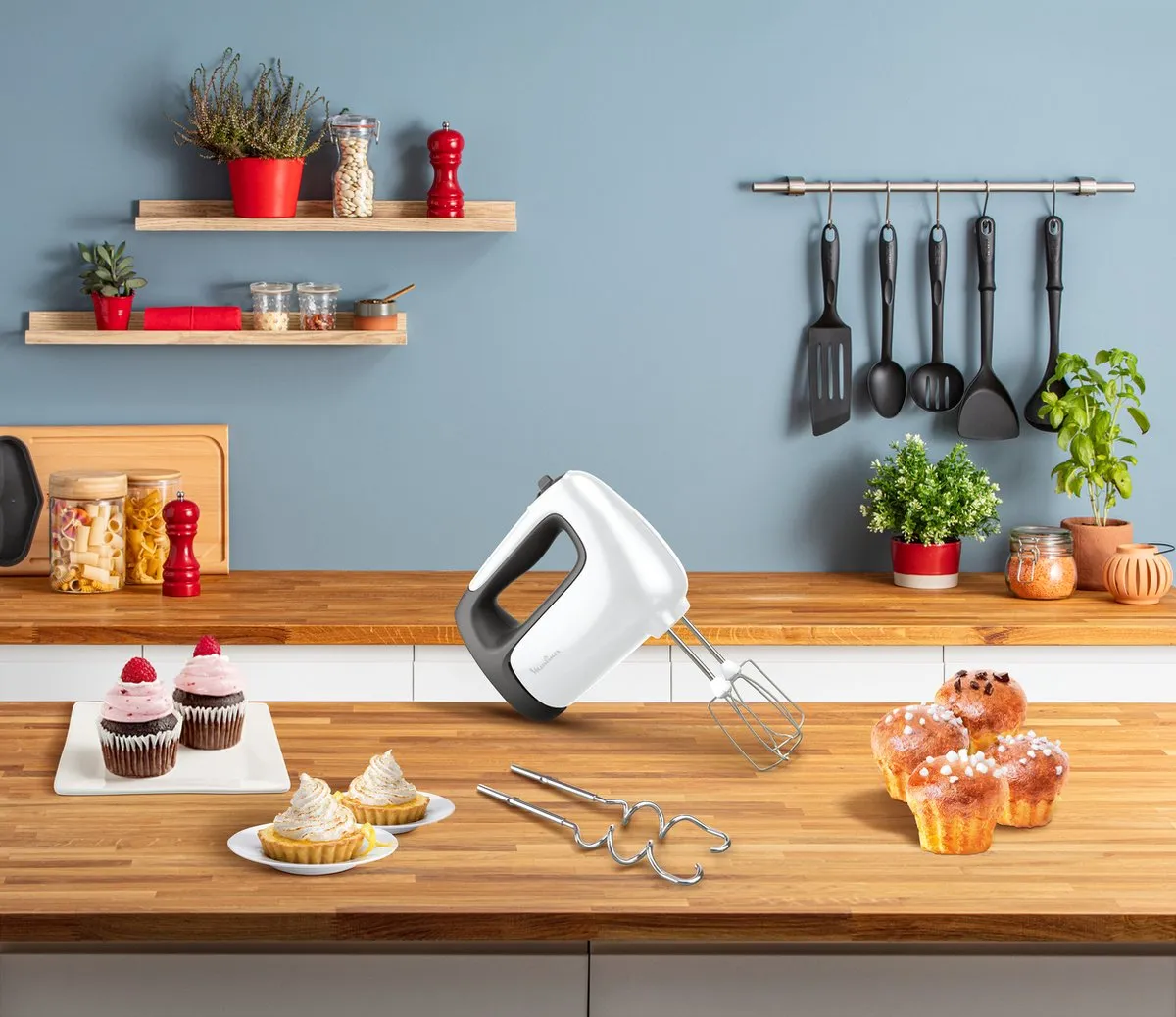 Moulinex Prep'Mix+ HM460 - Handmixer - 500W - Wit